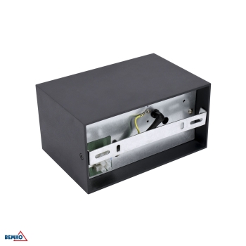DOWNLIGHT ORTAL REGULOWANA 182X96 2XGU10 MAX. 2x50W CZARNA