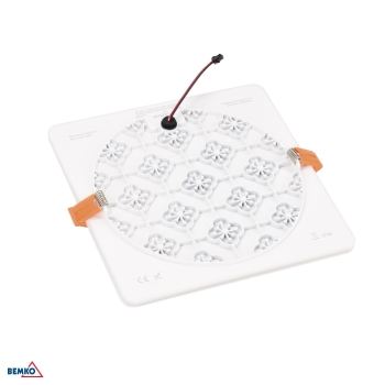 DOWNLIGHT LED WALED 10W 4000K   860LM IP66/IP20  PF0.5 125x125x20MM KWADRAT BIAŁY
