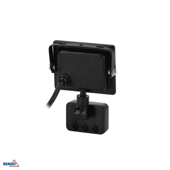 NAŚWIETLACZ LED SMD KASTEL 10W 4000K 900LM IP65 CZARNY CZ. PIR