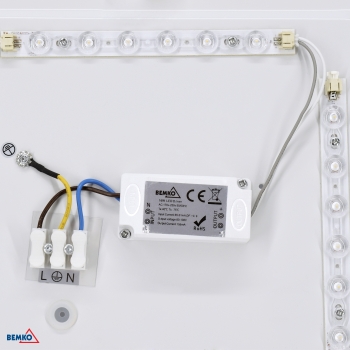 PLAFONIERA LED TOFIR 16W 4000K 1250LM IP40 KWADRAT