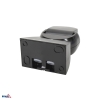 CZUJNIK RUCHU 1200W 180* IP65 CZARNY