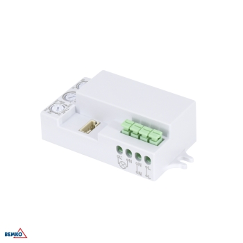 CZUJNIK MIKROFALOWY 1200W 360* IP20 PROSTOKĄTNY BIAŁY Z SONDĄ