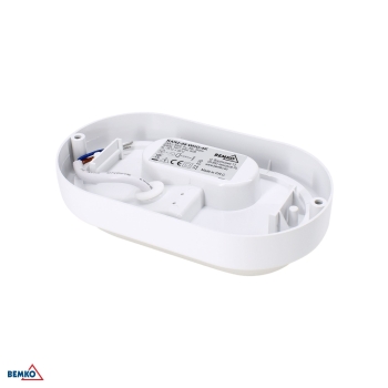 OPRAWA LED KANLO OWALNA 8W 4000K 760LM IP54 BIAŁA