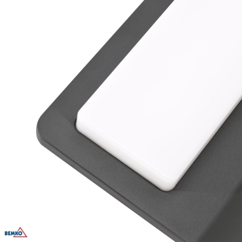 OPRAWA ELEWACYJNA VALANT 9W 3000K 650LM IP65 120X80MM GRAFIT