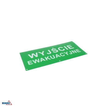 PIKTOGRAM DO OPRAWY MALER WYJŚCIE EWAKUACYJNE 324 X 158 MM