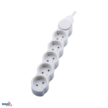PRZEDŁUŻACZ NA SCHUKO 5X 2P+Z+WYŁ. 1.5MM X 3.0M