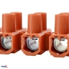 ZŁĄCZKA ZACISKOWA 6mm2 TWARDA POMARAŃCZOWA - 10 SZT