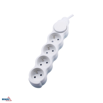 PRZEDŁUŻACZ NA 4X 2P+Z+WYŁ. 1.0MM X 1.5M