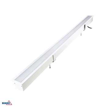 OPRAWA LINIOWA QUALER 224CM 60W 4K BIAŁA KLOSZ PC MIKRO