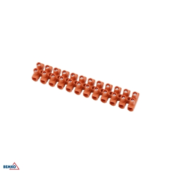 ZŁĄCZKA ZACISKOWA 6mm2 TWARDA POMARAŃCZOWA - 10 SZT