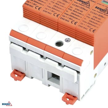 OGRANICZNIK PRZEPIĘĆ 4P 8kA(10/350) KLASA T1+T2 (B+C)