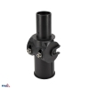 UCHWYT REGULOWANY DO OPRAW Z UCHWYTEM FI50mm NA SŁUPACH Z FI60mm CZARNY