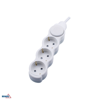 PRZEDŁUŻACZ NA SCHUKO 3X 2P+Z+WYŁ. 1.5MM X 3.0M