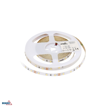 TAŚMA LED PREMIUM 12V DC 2835 300LED/5M 4,8W/1M IP65 BIAŁA ZIMNA