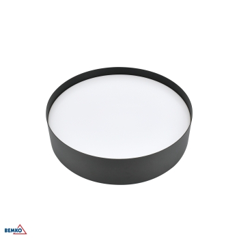 PLAFONIERA LED CELIA 10-20W 3000-4000K 2300LM IP54  RAMKA WYSOKA CZARNA CZ. MIKR. F. PÓŁCIENIA