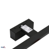 KINKIET LED KEIRA 12W 4000K 60CM IP44 CZARNY