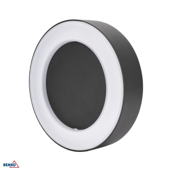 OPRAWA ELEWACYJNA VALIT 10W 3000K 800LM IP65 200X45MM OKRĄGŁA GRAFIT