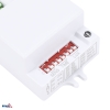 CZUJNIK MIKROFALOWY 500W 360* IP20 PROSTOKĄTNY BIAŁY DIP-SWITCH