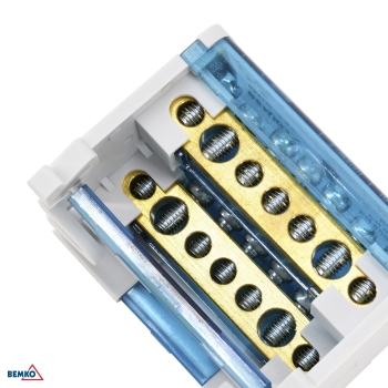 BLOK ROZDZIELCZY 14 ZACISKÓW 2x7 (5x5,3mm + 2x7,5mm)