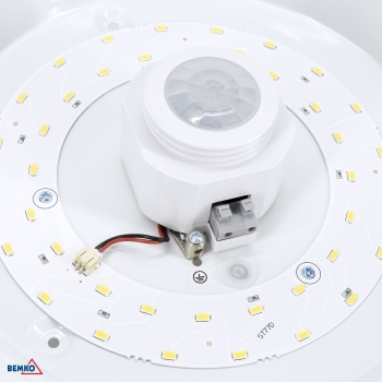 PLAFONIERA LED DORIA 20W 4000K 1500LM IP20 CZ. PIR
